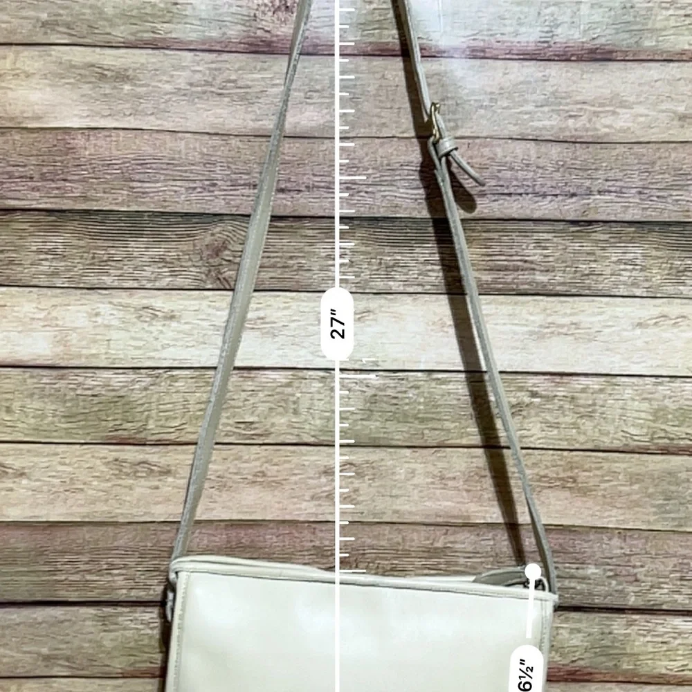 Coach White Leather Vintage Crossbody
